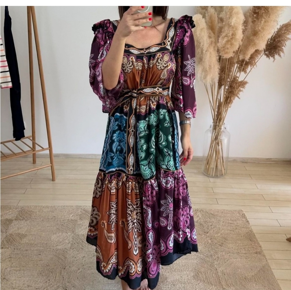 Farm Rio Beaded Mermaid Mididress - Picture 2 of 10